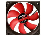 120mm Case Fan - XILENCE XPF120.R.PWM Fan, Performance C, 120x120x25mm, 1500rpm, <21dBa, 57.9CFM, hydro bearing, 4Pin with PWM,  Black/Red